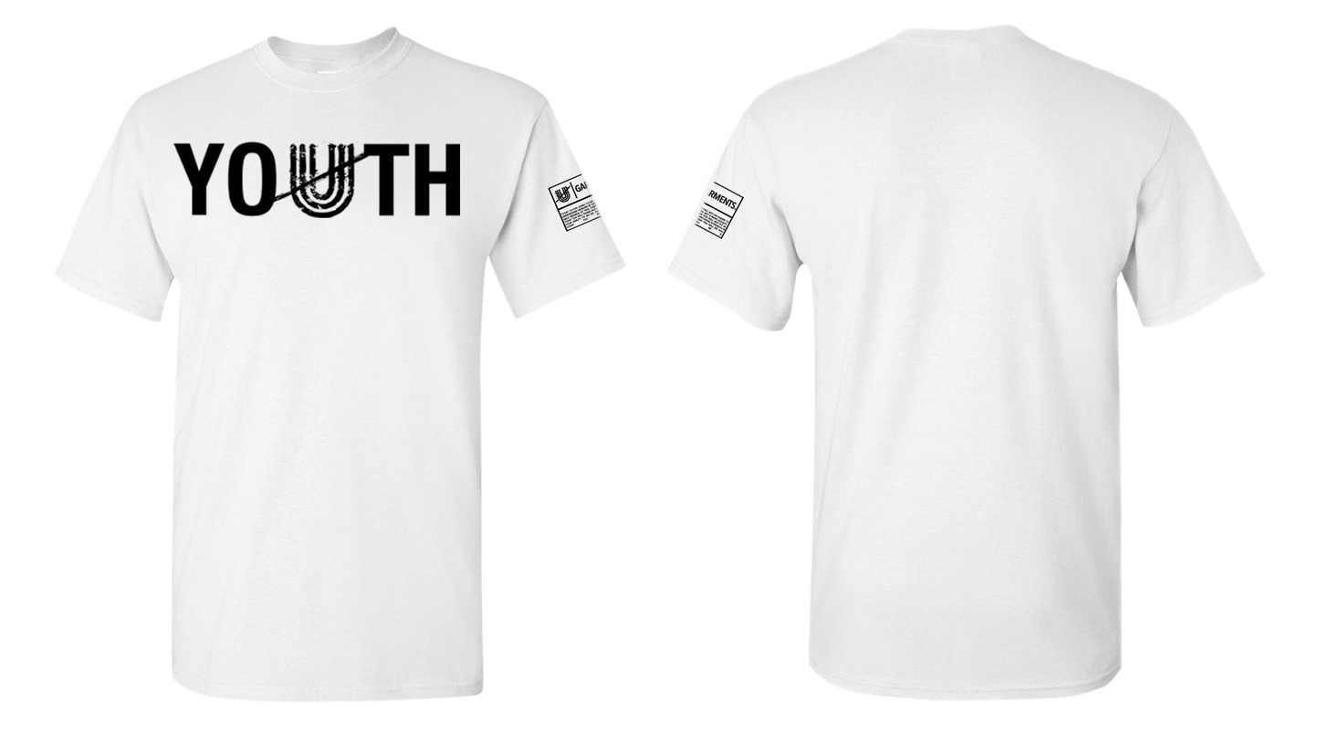 Unapologetic Youth Tee (white/black)